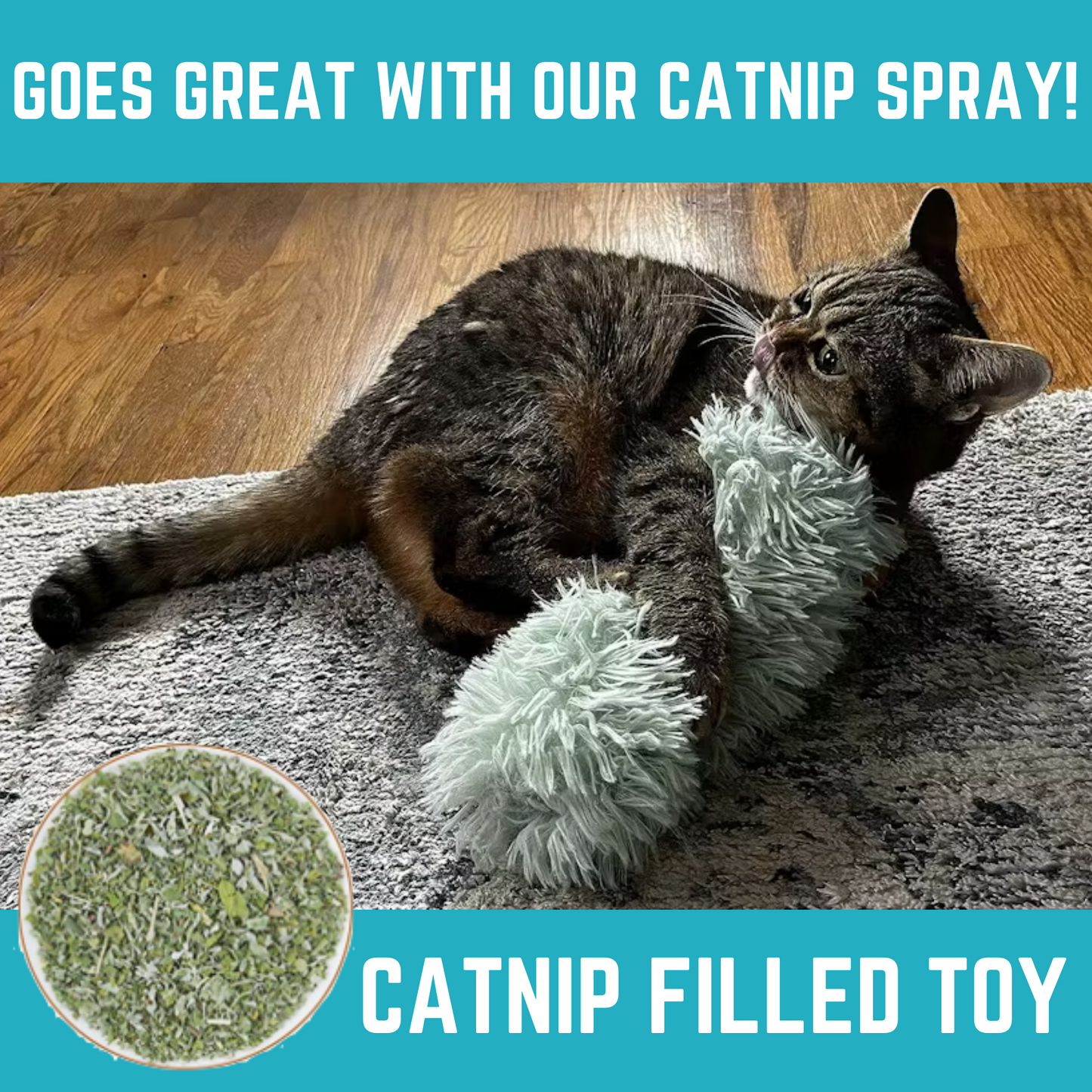 Cat Pillows 3 Pack Durable Large Toys for Cats or Kittens Soft Plush Kicker Stuffed with Catnip and Crinkle Sound for Indoor Cats and Promotes Exercise for Pets