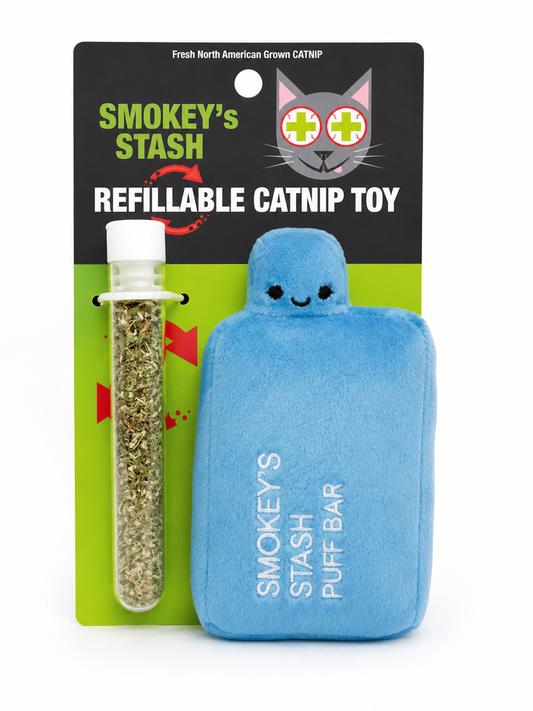 Smokey's Stash Refillable Puff Bar with Catnip