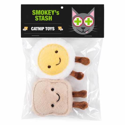 Smokey's Stash Catnip Filled Breakfast Toys!