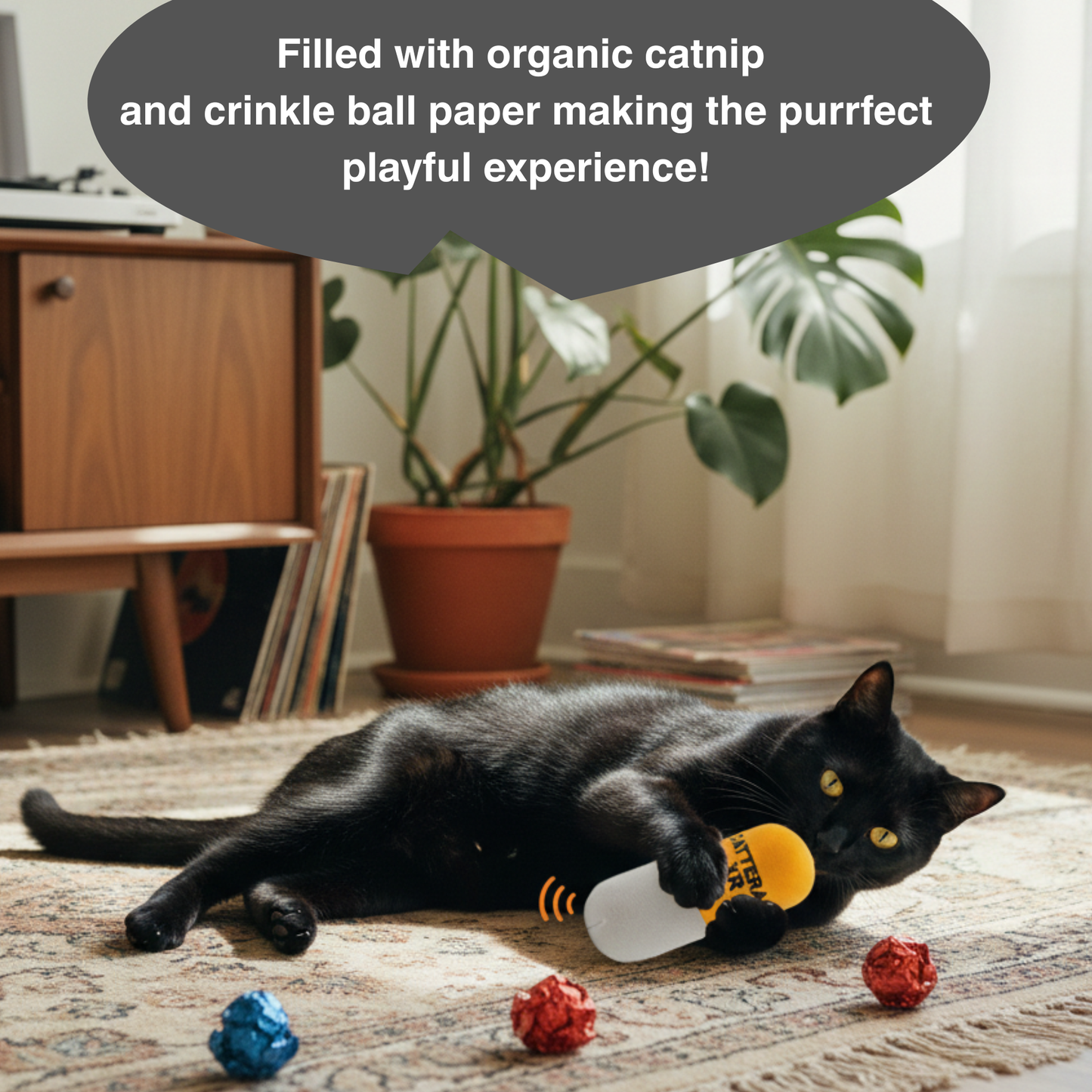 Catterall Catnip and Crinkle filled Catnip Kickers