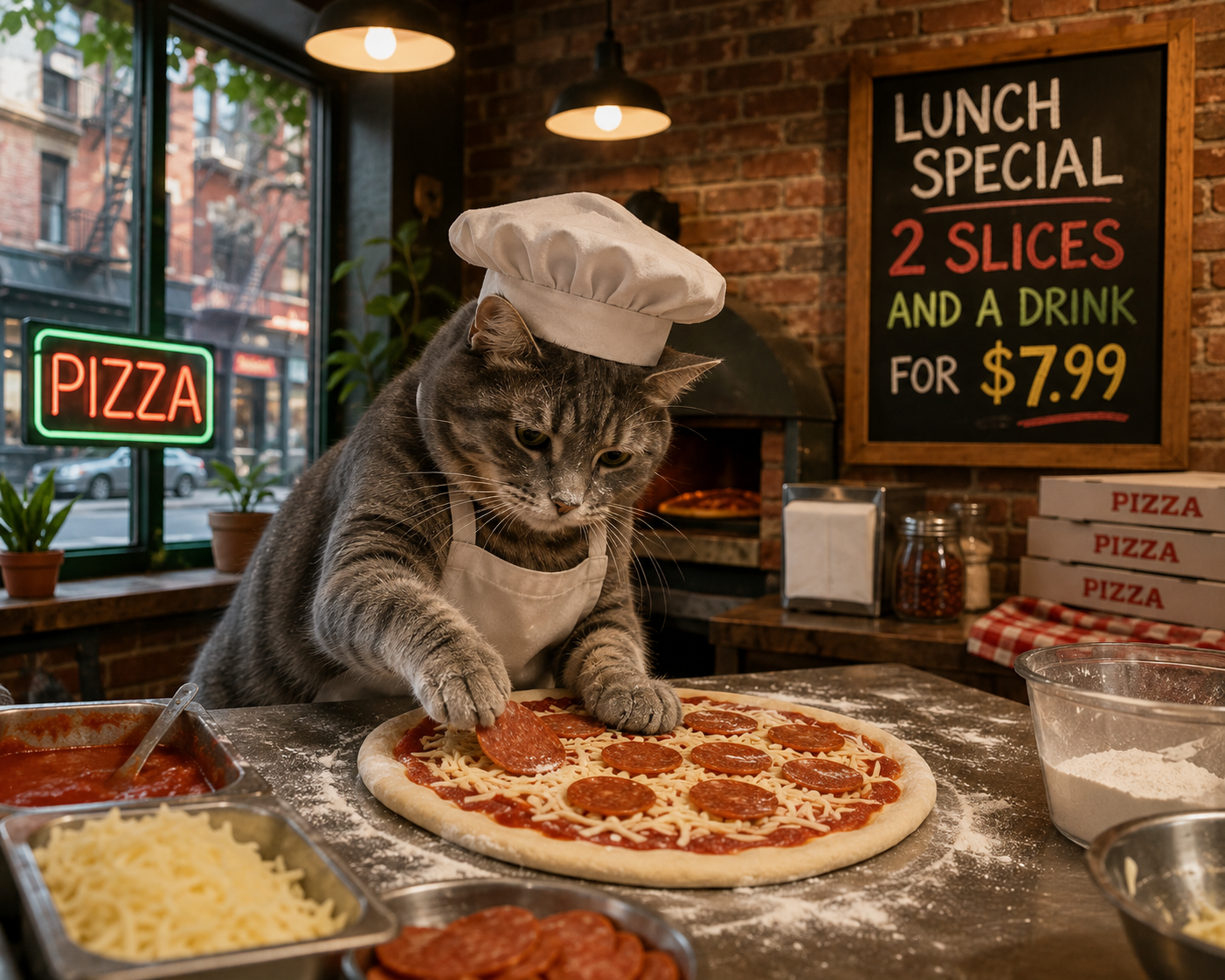 2 Pizza Slices and a Drink! Catnip filled Cat Toys