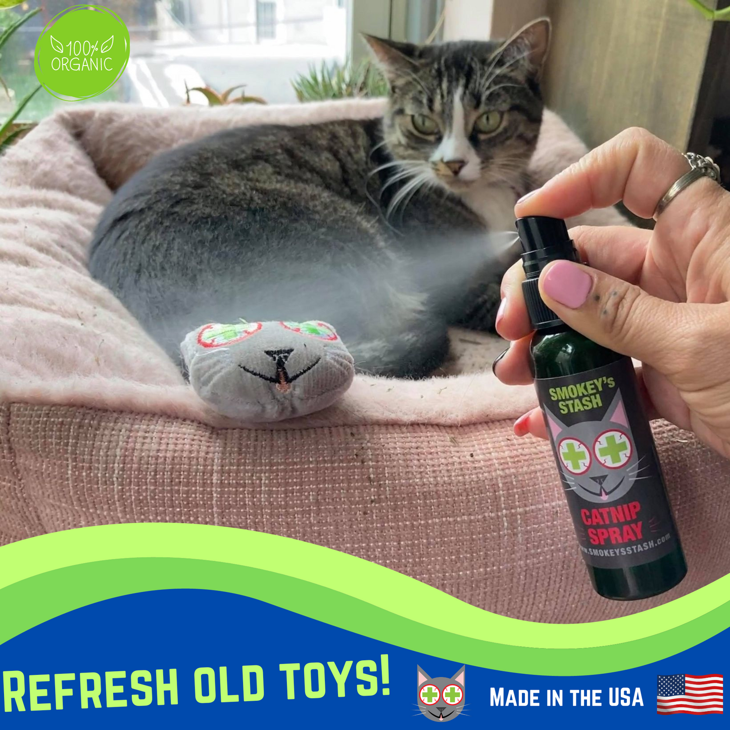 Smokey's Stash Premium Catnip Spray