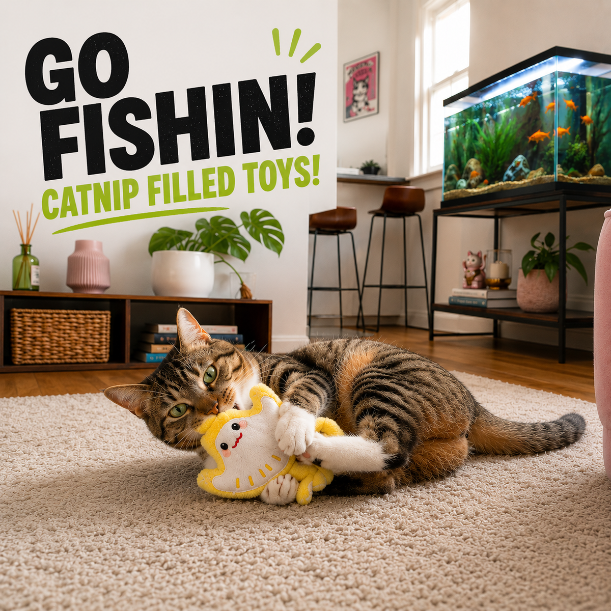 Smokey's Stash Catnip Filled Stingrays 3 per pack!
