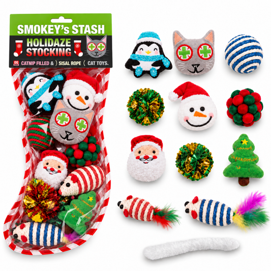 Smokey's Stash Holidaze Christmas stocking!